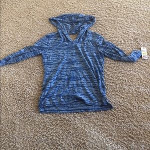 Women’s open back hoodie